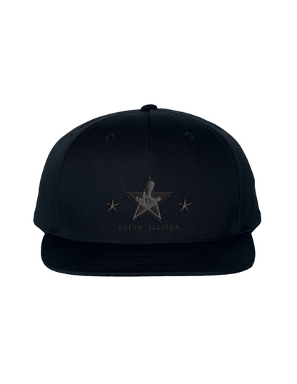 Flat Brim Star Hat